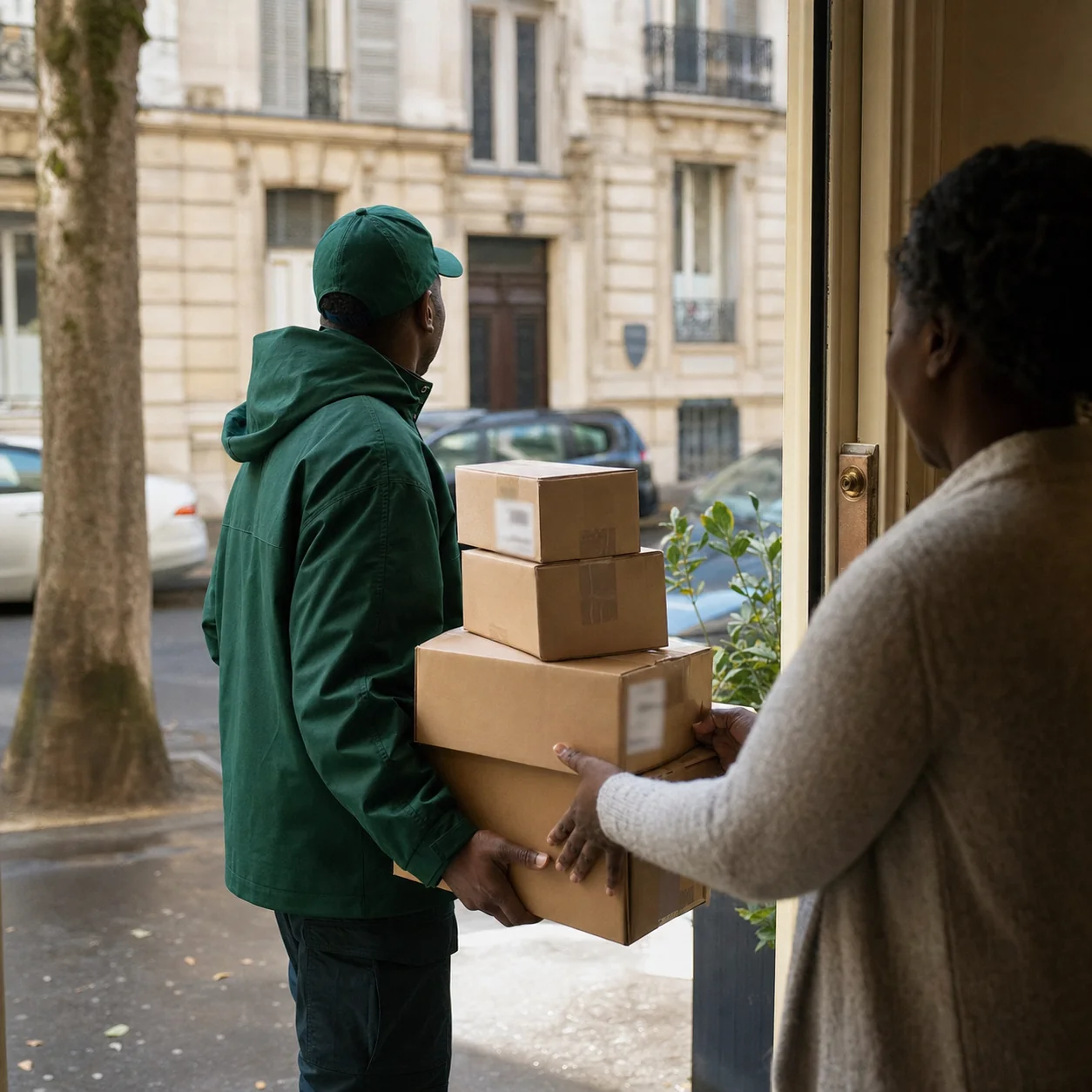 Vous déposez à l'entrepôt