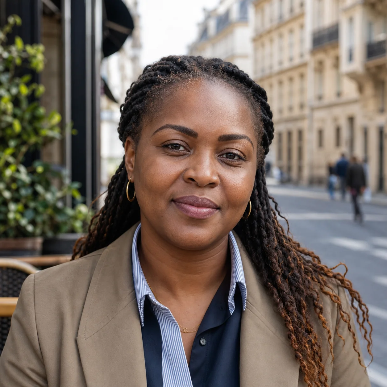 Aïssatou, Aubervilliers — un carton de 22 kg pour sa mère à Bafoussam.